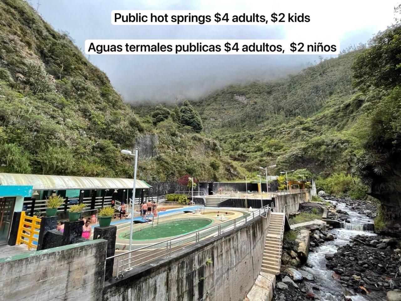 High-End Holiday Cabin - Tungurahua Hot Springs Banos  Ngoại thất bức ảnh